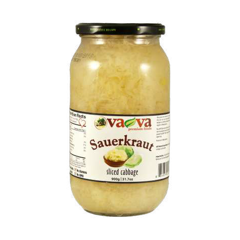va-va Sauerkraut Cabbage Sliced 6/900g