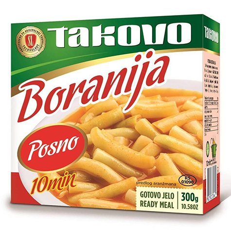 TAKOVO Posno Boranija Prepared Green Beans 16/300g
