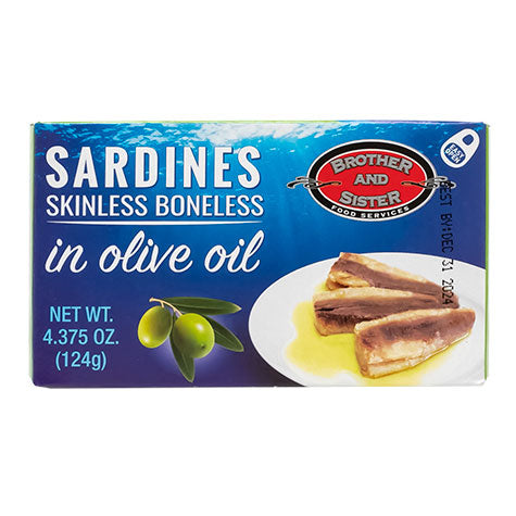 BROTHER AND SISTER Sardines in Olive Oil 50/125g