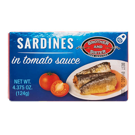 BROTHER AND SISTER Sardines in Tomato Sauce 50/125g