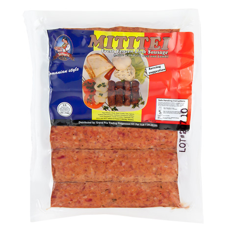 TODORIC Romanian Mititei Sausages 28 x 2lb [Frozen]