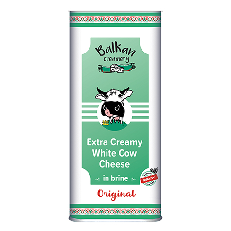 Balkan Creamery Premium Feta Cheese Cow Extra Creamy 8 x 800g