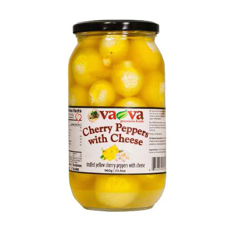 va-va Yellow Cherry Pepper w/Cheese 6/960g