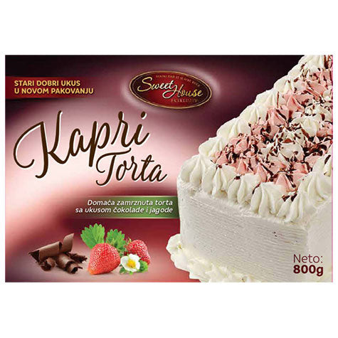 SWEET HOUSE Kapri Torta [Capri Cake] 6/800g [Frozen]