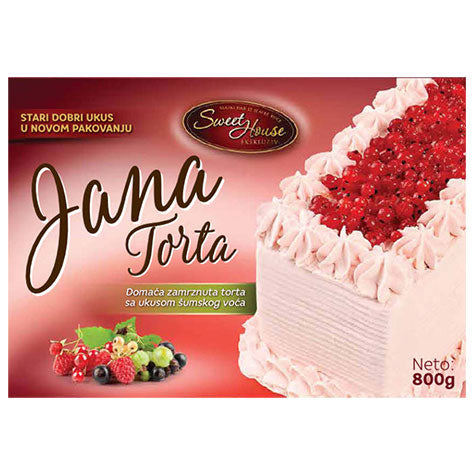 SWEET HOUSE Jana Cake 6/800g [Frozen]