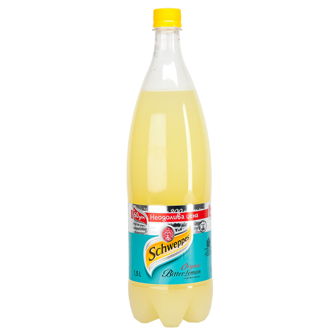 SCHWEPPES Bitter Lemon 6/1.5L (price includes CA CRV)