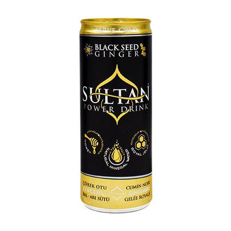 SULTAN Black Seed Ginger Drink 24 x 250ml (price includes CA CRV)