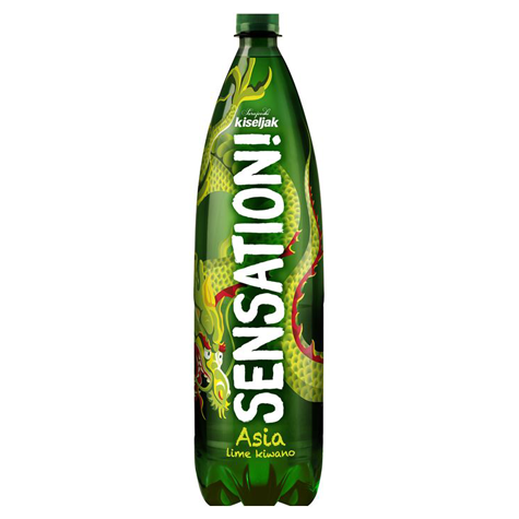 KISELJAK Sensation Lime Kiwano Beverage 6/1.5L (price includes CA CRV)