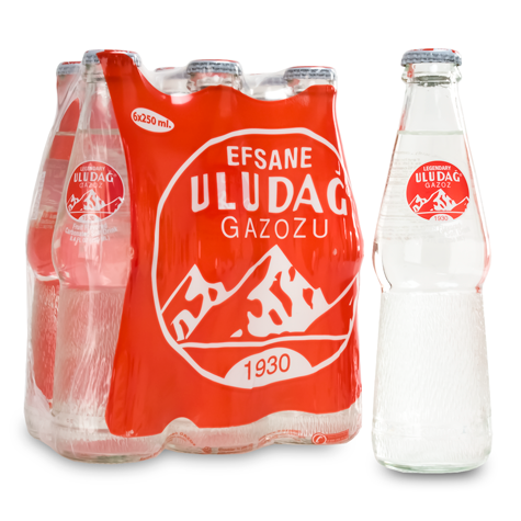 ULUDAG Gazoz Fruit Soda 4/6X330ml (price includes CA CRV)