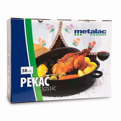 Metalac Pekac Enamel Roasting Pan 38cm Each