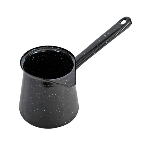 Enamelie Dzezva Coffee Pot 11cm Black 12pcs