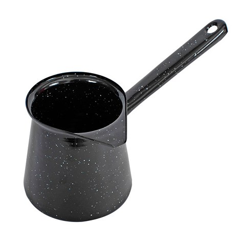 Enamelie Dzezva Coffee Pot 12cm Black 12pcs
